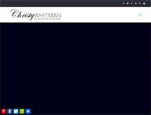 Tablet Screenshot of christywhitman.com